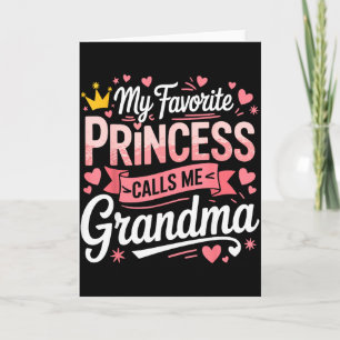 Glad mors dag favorit prinsessa ringa mormor kort