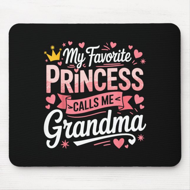 Glad mors dag favoritprinsessa ringa mormor musmatta (Framsidan)