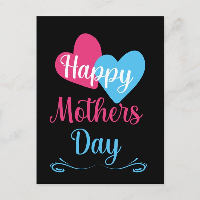  Glad mors dag för den bästa mamman någonsin   Vykort (Framsida)