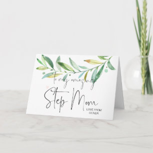 Glad mors dag för den bästa styvmamma kort