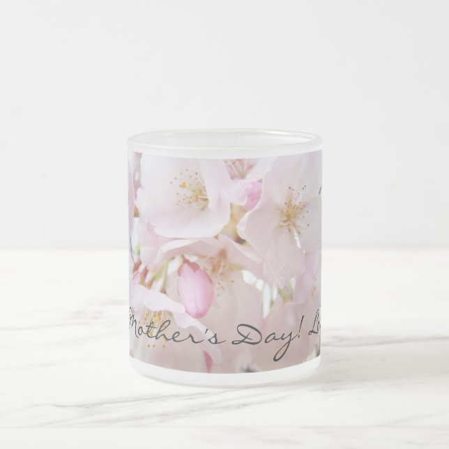 Glad mors dag-gåvor Kaffe Muggar Blommor (Center)