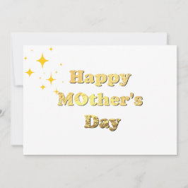 Glad mors dag. Guld enkel script kalligrafi