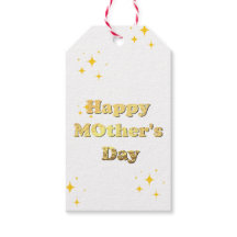Glad mors dag. Guld enkel script kalligrafi
