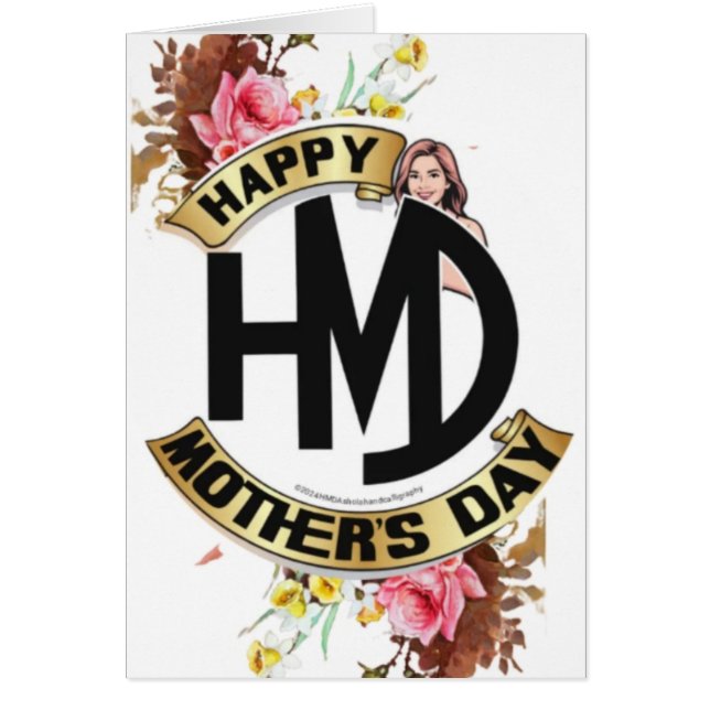 Glad mors dag HMD-kollektion | Kort Typo (Framsidan)