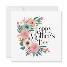 Glad mors dag Höger sida Blommor Persika Rosa Cr