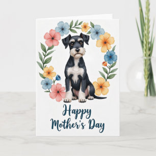 Glad mors dag Hundmamma-kort Kort
