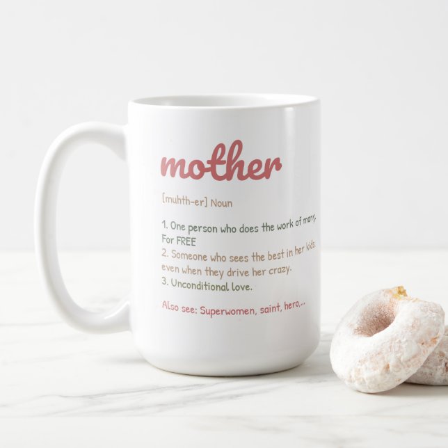Glad mors dag kaffemugg (Med munk)