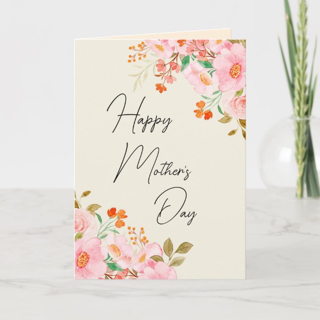 Glad mörs dag-kort och anpassad foto helgkort (Framsida)