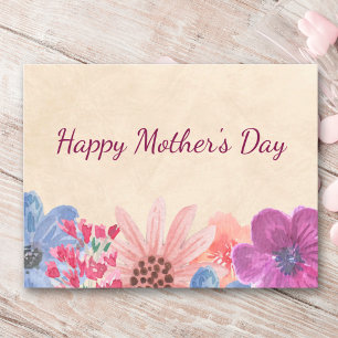 Glad mors dag-kort till mamma blommor helg vykort