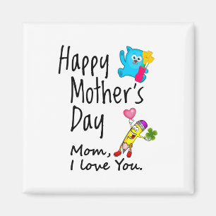Glad mors dag. Mamma jag älskar dig. Magnet