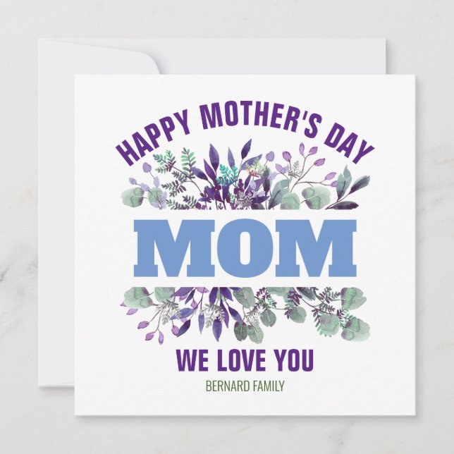 GLAD MORS DAG MAMMA PERSONLIG GÅVA  (Framsida)