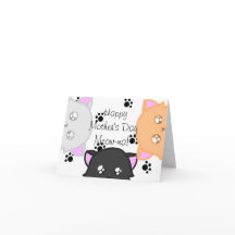 Glad mors dag Meow-ma-kort