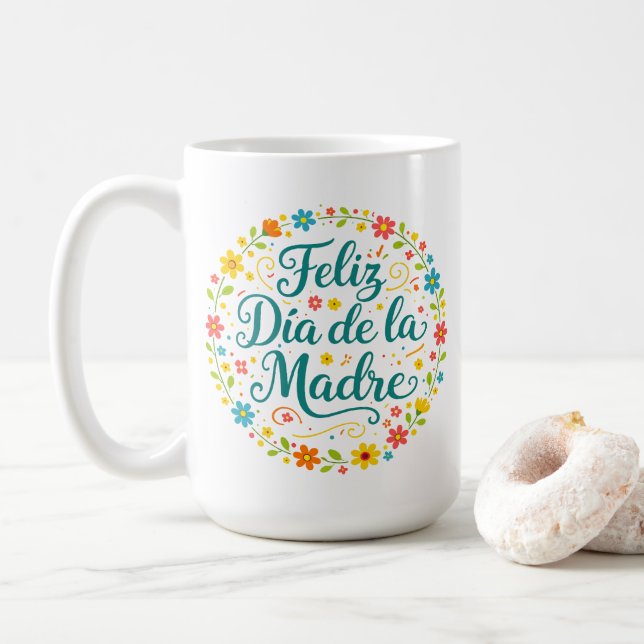 Glad mors dag Mors dag Calligraphy |  Kaffemugg (Med munk)