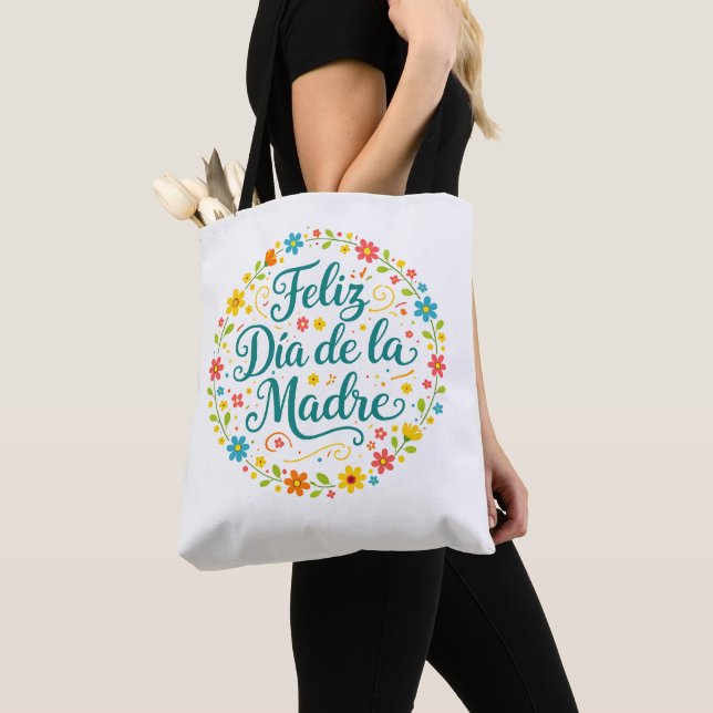 Glad mors dag Mors dag Calligraphy |  Tygkasse (Närbild)