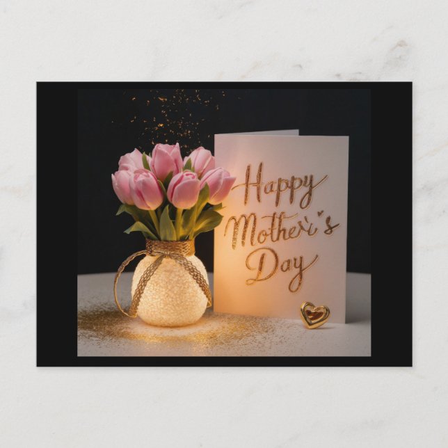 Glad mors dag-present till mamma vykort (Framsida)