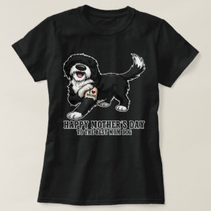 Glad mors dag Sheepadoodle Mamma Hund  T Shirt