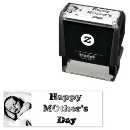 glad mors dag självfärgande stämpel
