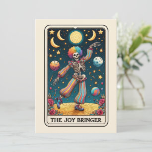 Glad mors dag skelett Glädjebrunnare Tarot Kort