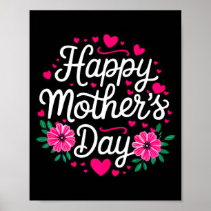 Glad mors dag skjorta kvinnor mamma mormor mors da poster