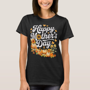 Glad mors dag Solros Pumpa Söt Höst Mamma T Shirt