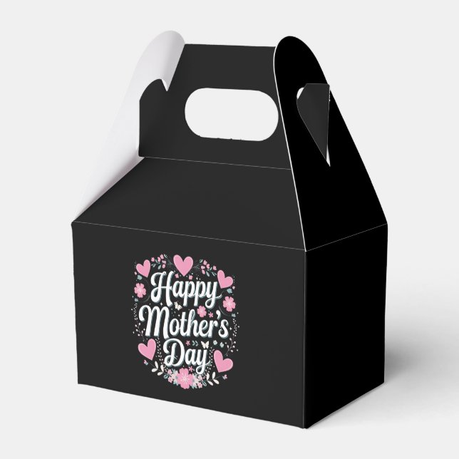 Glad mors dag Söt blommig mamma farmor Presentaskar (Framsidan Sidan)