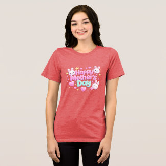 Glad mors dag - Söt bubbelkanin T Shirt