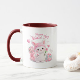 Glad mors dag - Söt kanin kärlek Mugg