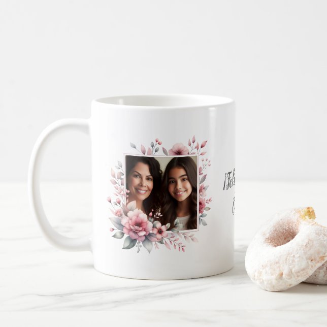 Glad mors dag Spanish Med Foto Kaffemugg (Med munk)