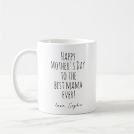 Glad mors dag till den bästa mamman någonsin kaffemugg