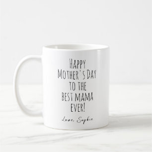 Glad mors dag till den bästa mamman någonsin kaffemugg