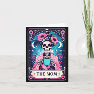 Glad mors dag till mamman tarotkort skelett mamma kort