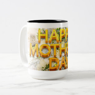 Glad mors dag Två-Tonad mugg