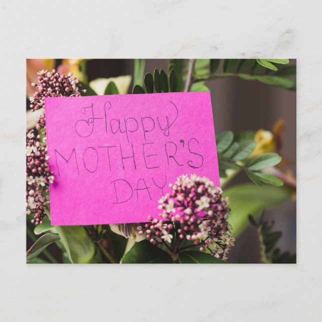 Glad mors dag vykort (Framsida)