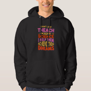 Glad Motivations Tillsbaka Till Skolan Från Scienc Hoodie
