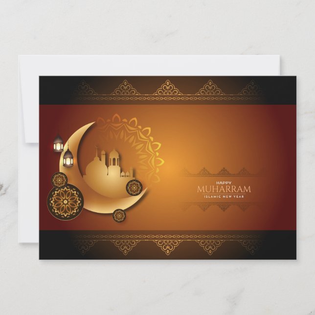 Glad Muharram semesterkort Julkort (Framsida)