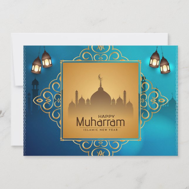 Glad Muharram semesterkort Julkort (Framsida)