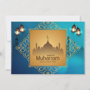 Glad Muharram semesterkort Julkort