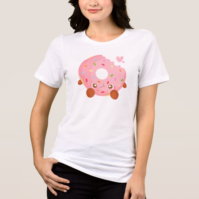 Glad Munk med Strössel T Shirt (Framsida)
