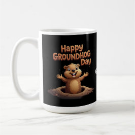 Glad Murmeldagen Fira med humor, kul Kaffemugg