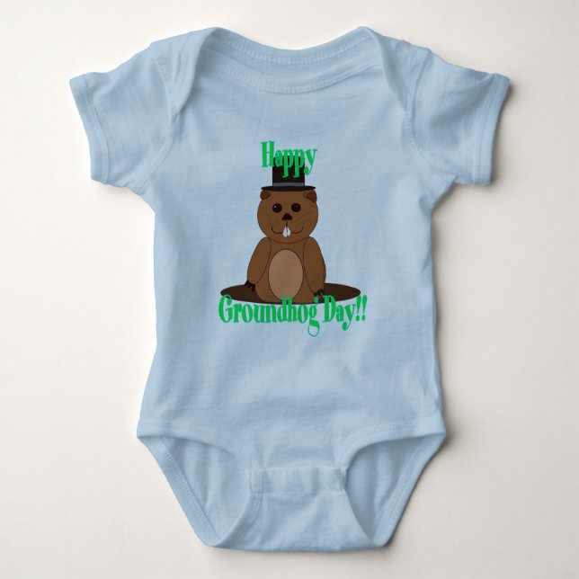 Glad murmeldagen! tee shirt (Framsida)