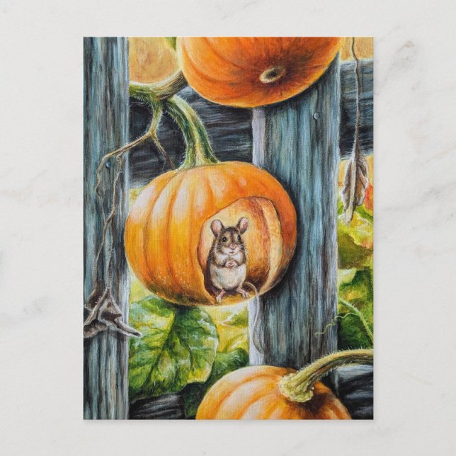 Glad mus vykort (Framsida)