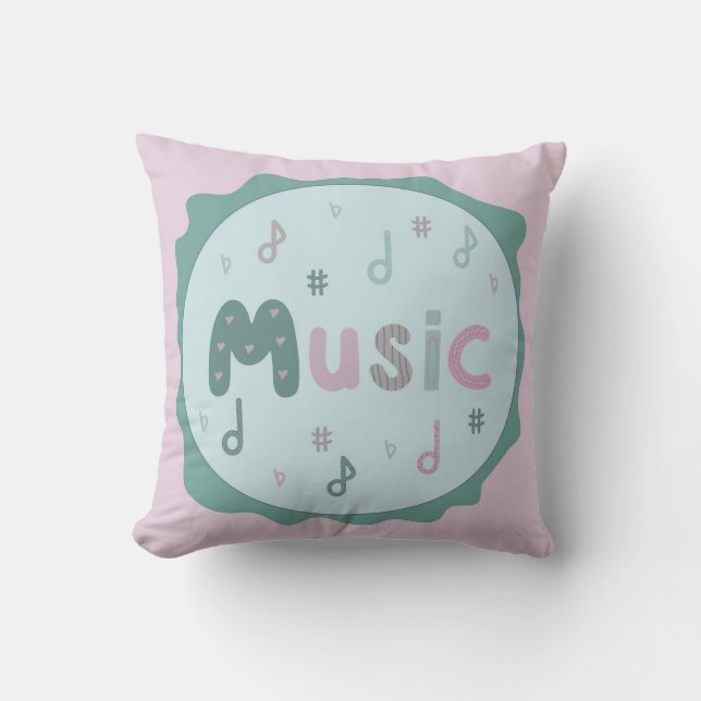 glad musik  kudde (Framsida)