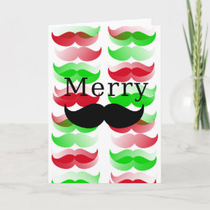 Glad mustasch helgkort