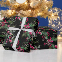 Glad mycket bär jul holly röd akvarell