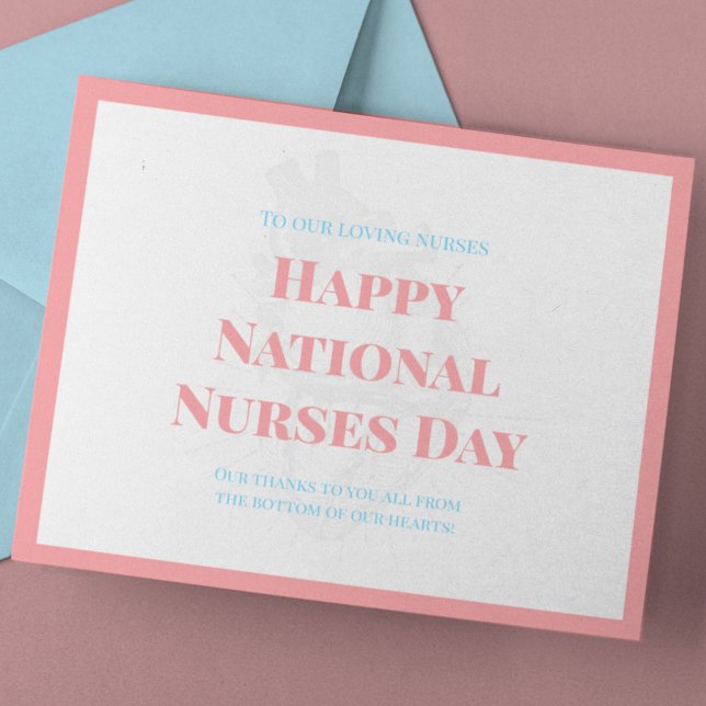 Glad National Nurses Day Vykort (Skapare uppladdad)