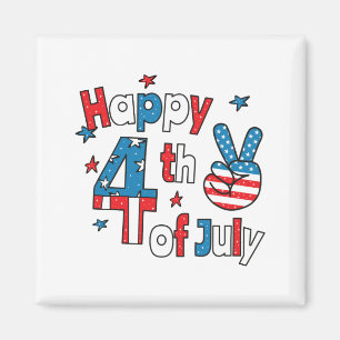 Glad nationaldag den 4:e juli magnet