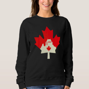 Glad nationaldag för Kanada Lönnlöv Kanadensisk fl T Shirt