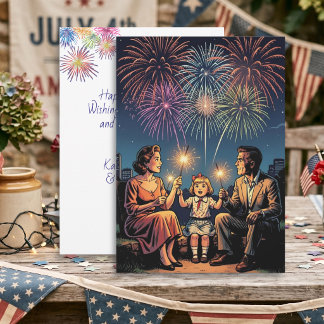 Glad nationaldag med personligt meddelande Vintag