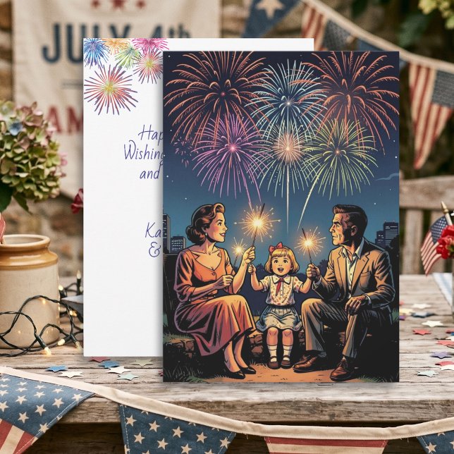 Glad nationaldag med personligt meddelande  Vintag (Skapare uppladdad)
