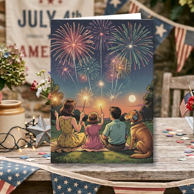 Glad nationaldag! Personlig Independence Day-kort Kort (Skapare uppladdad)